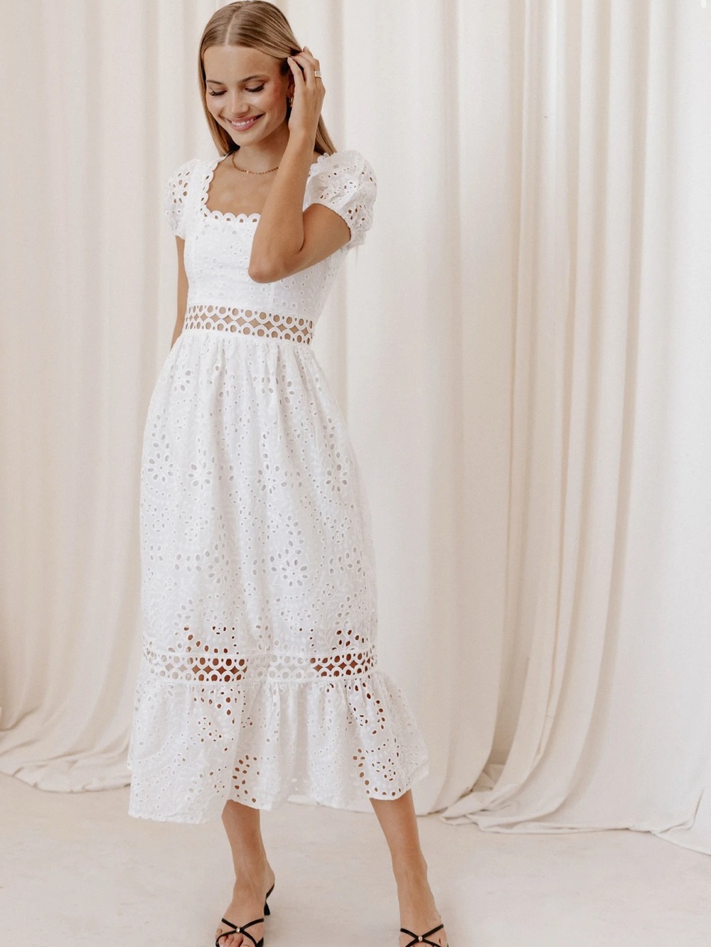 Petal and Pup Melania Midi Dress embroided NWT SIZE XL